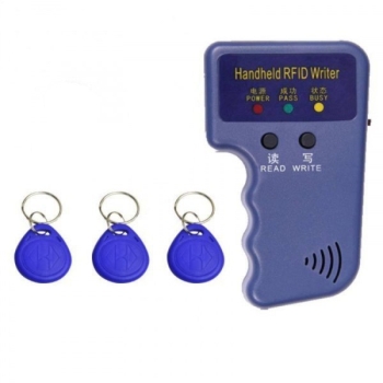 Ręczny czytnik i duplikator kart identyfikacyjnych RFID 3 breloczki [22150000635]